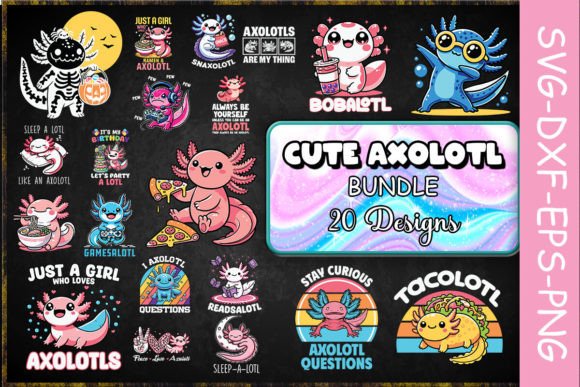 A Practical Look at the Cute Axolotl SVG Bundle